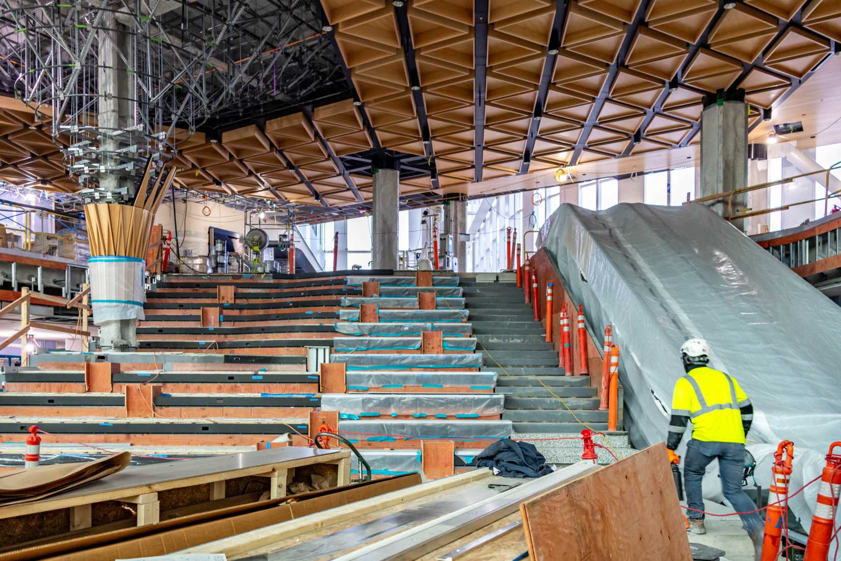 Seattle Airport Concourse C New Stairs
