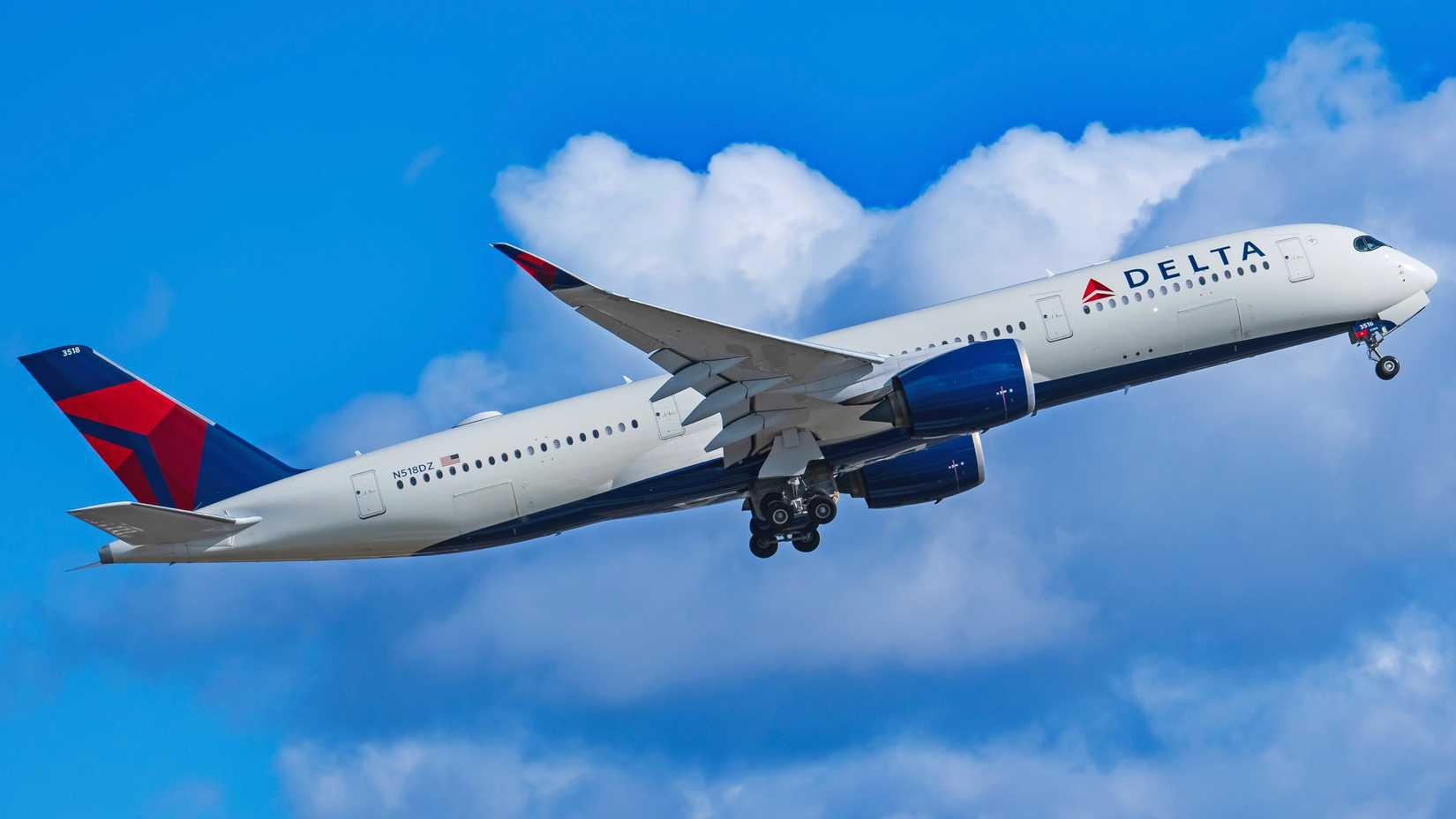 Delta Air Lines A350-900 in flight