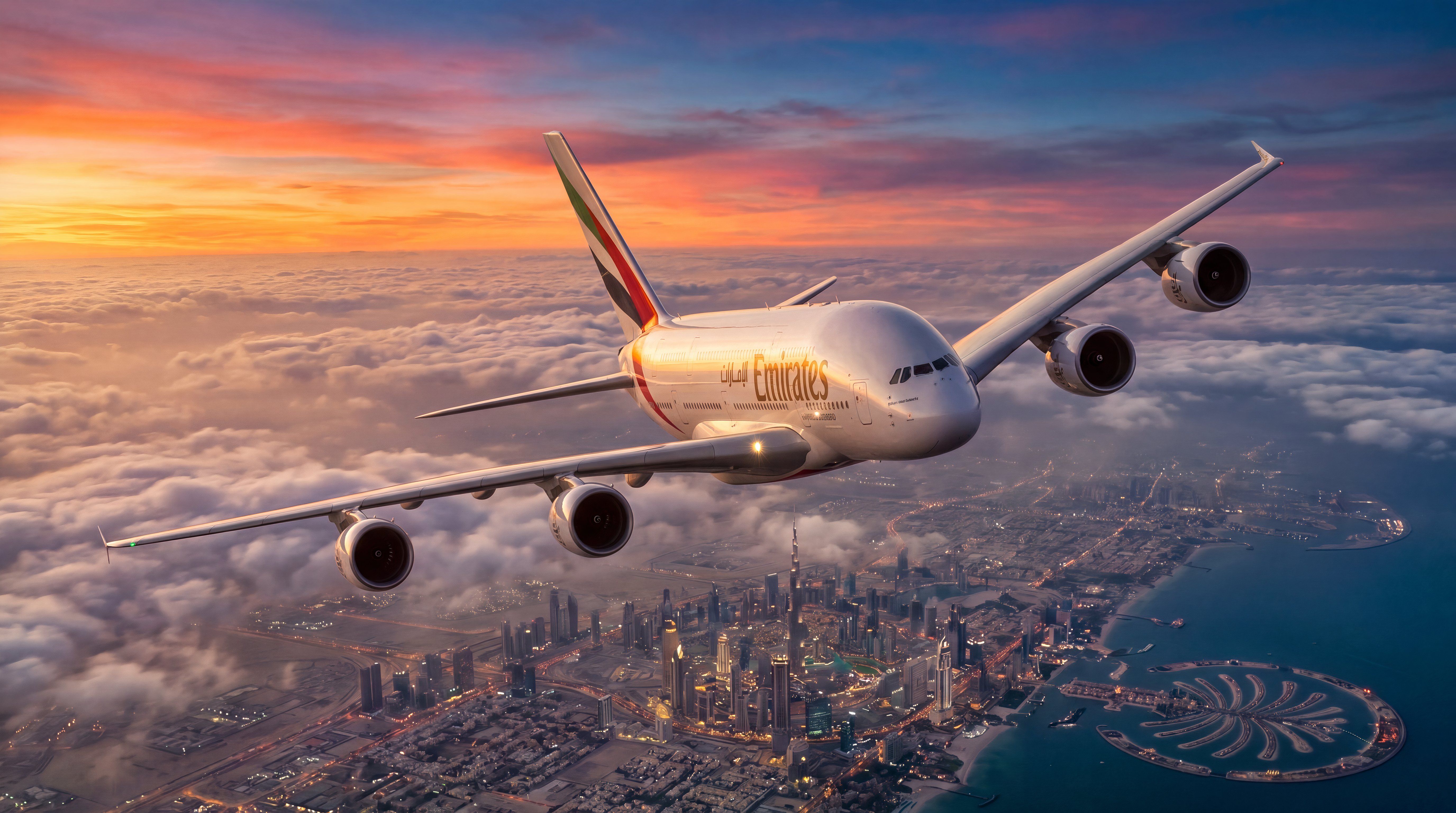 Emirates Airbus A380 mock up