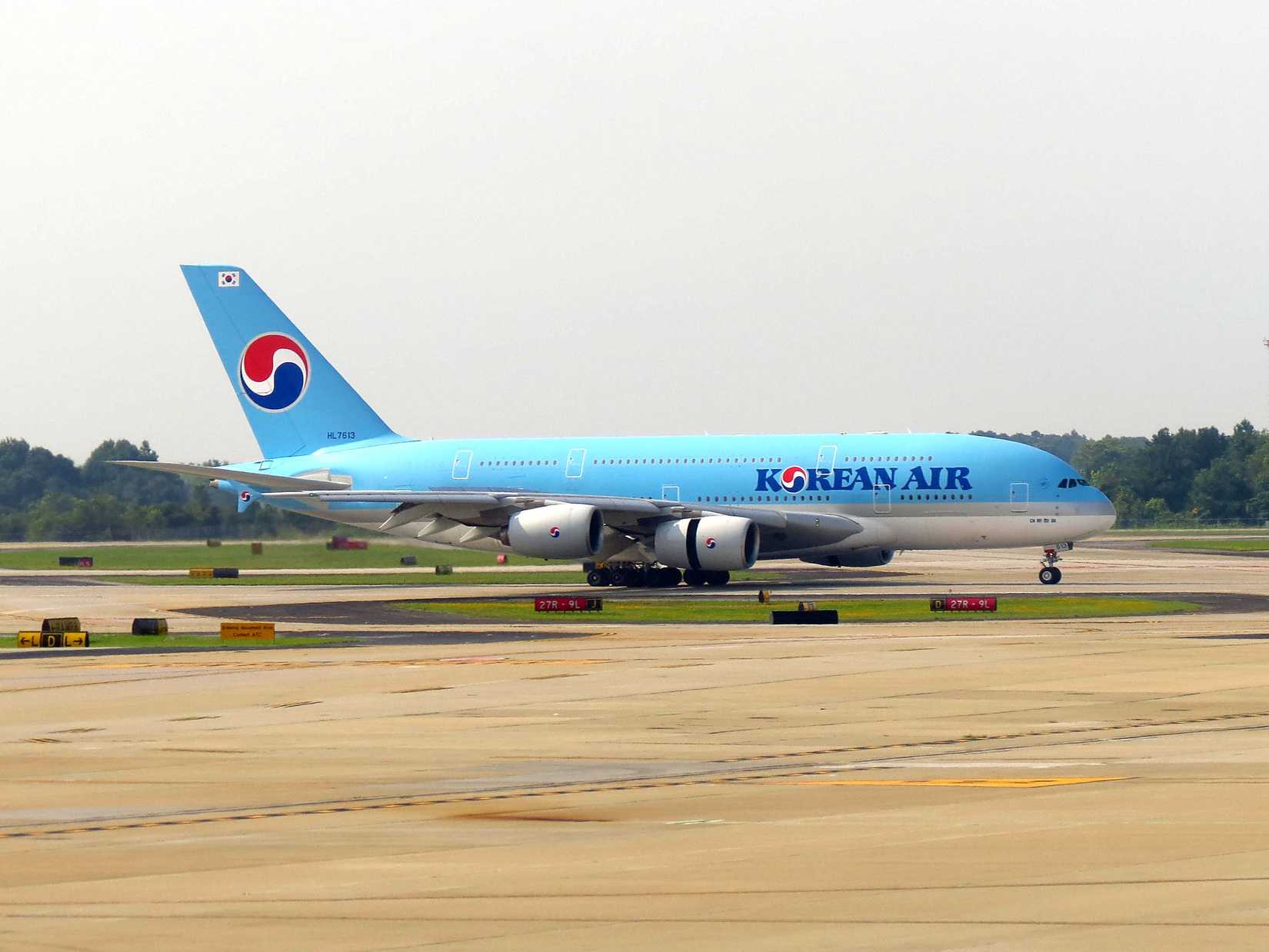 Korean A380 In Atlanta