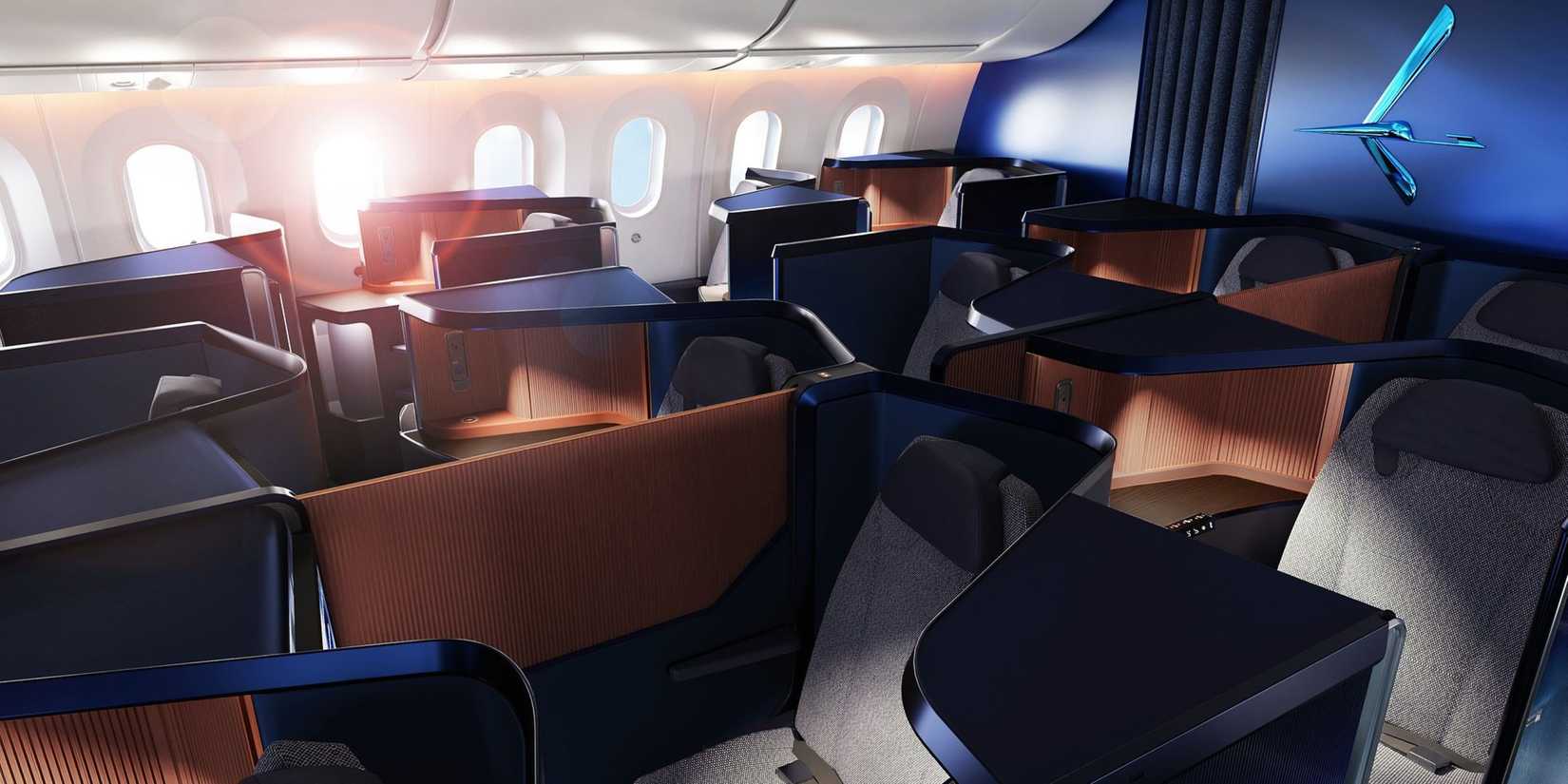 LOT Polish Airlines Boeing 787-8 Business Class Rendering