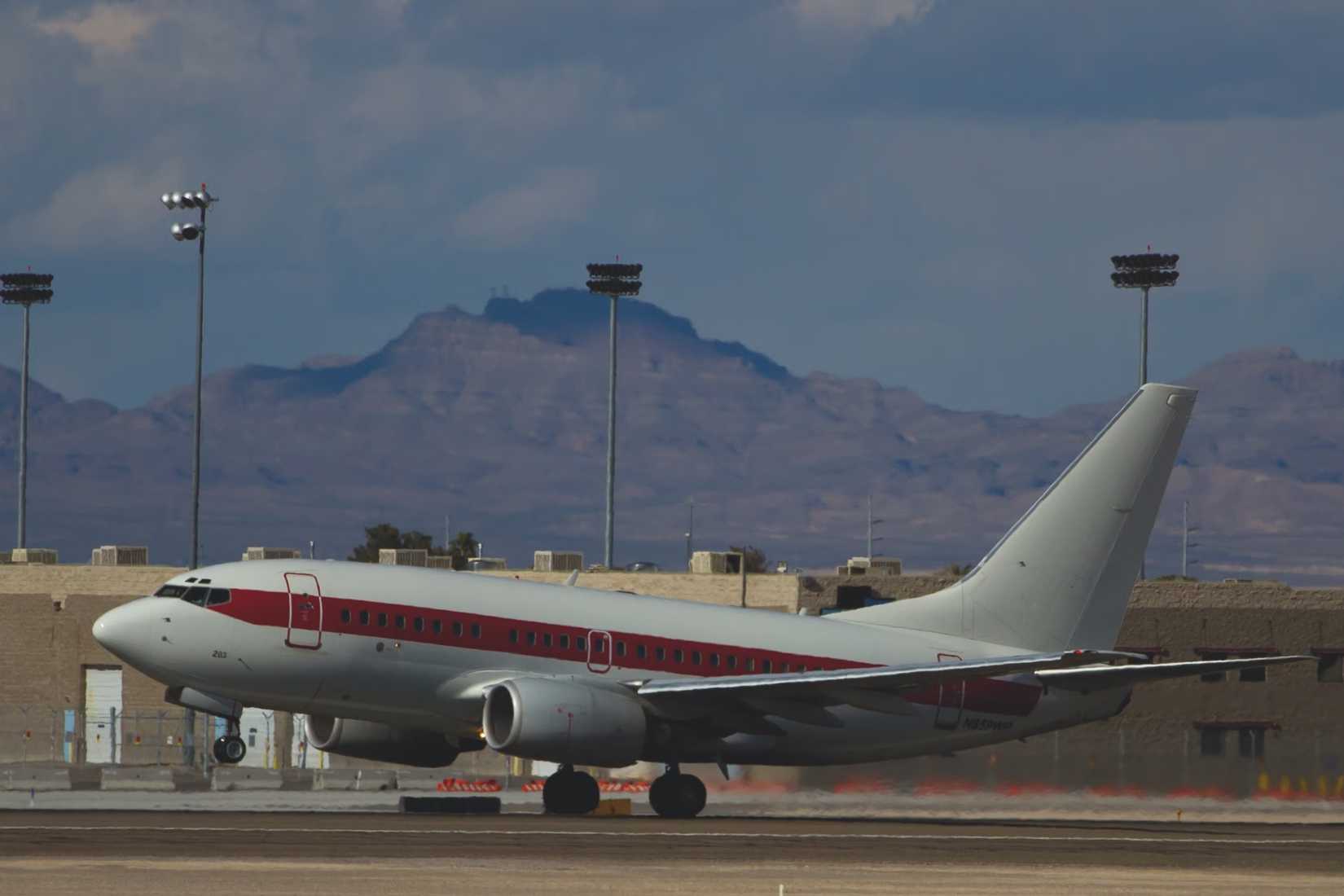 A Janet 737 taking off
