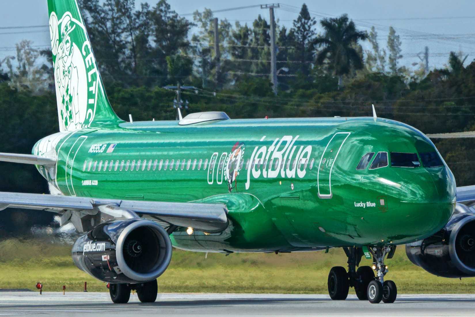 JetBlue Boston Celtics livery