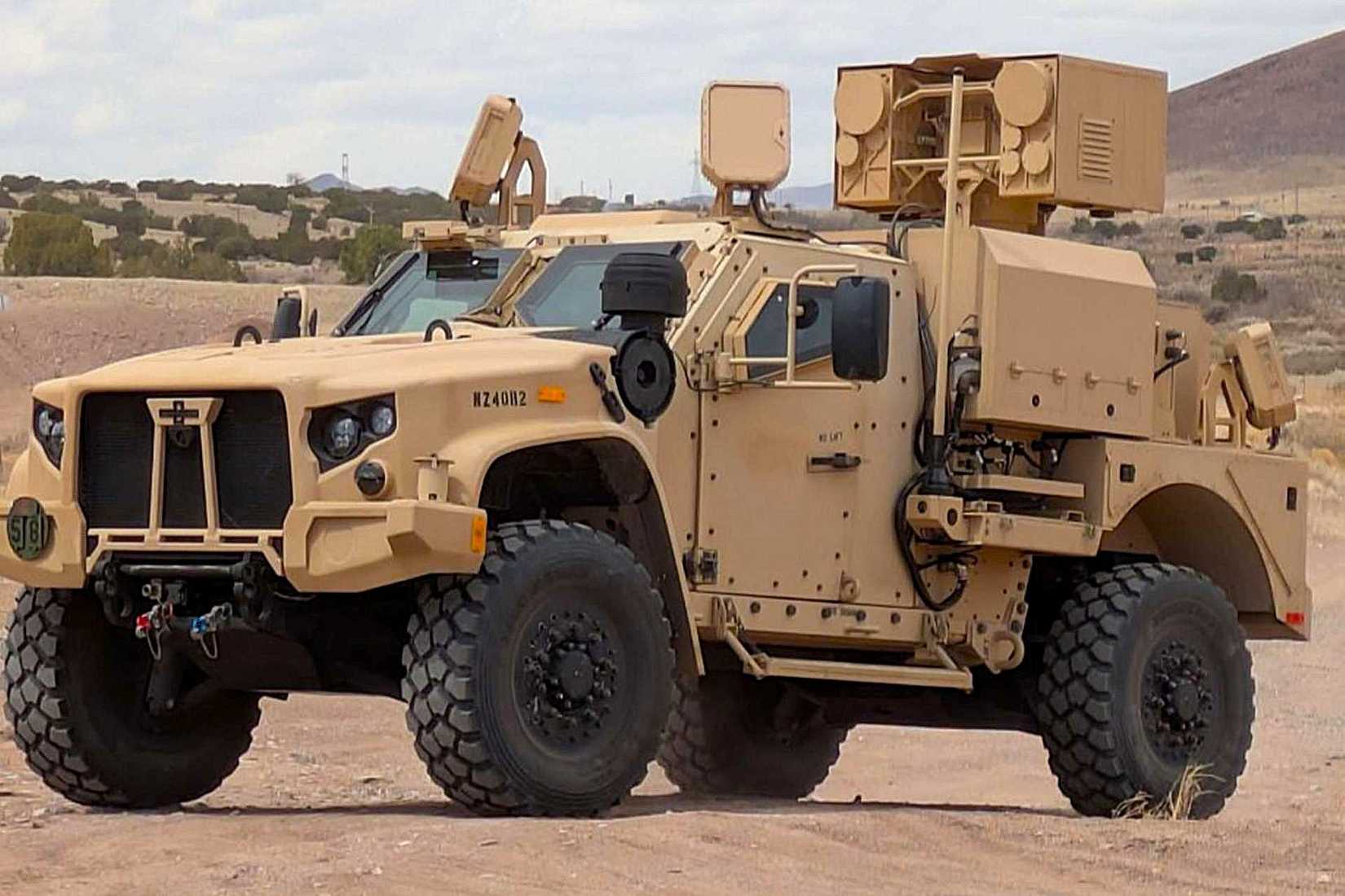 A High-Mounted Anti-Drone Laser System 