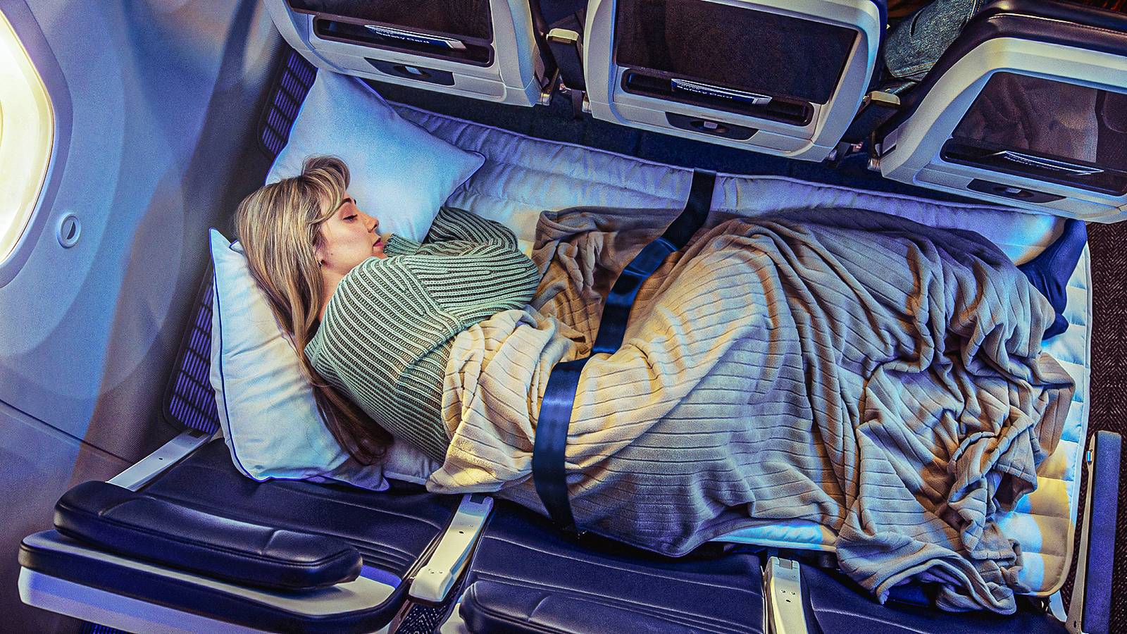 United Airlines anuncia nova classe Relax Row para voos de longa distância