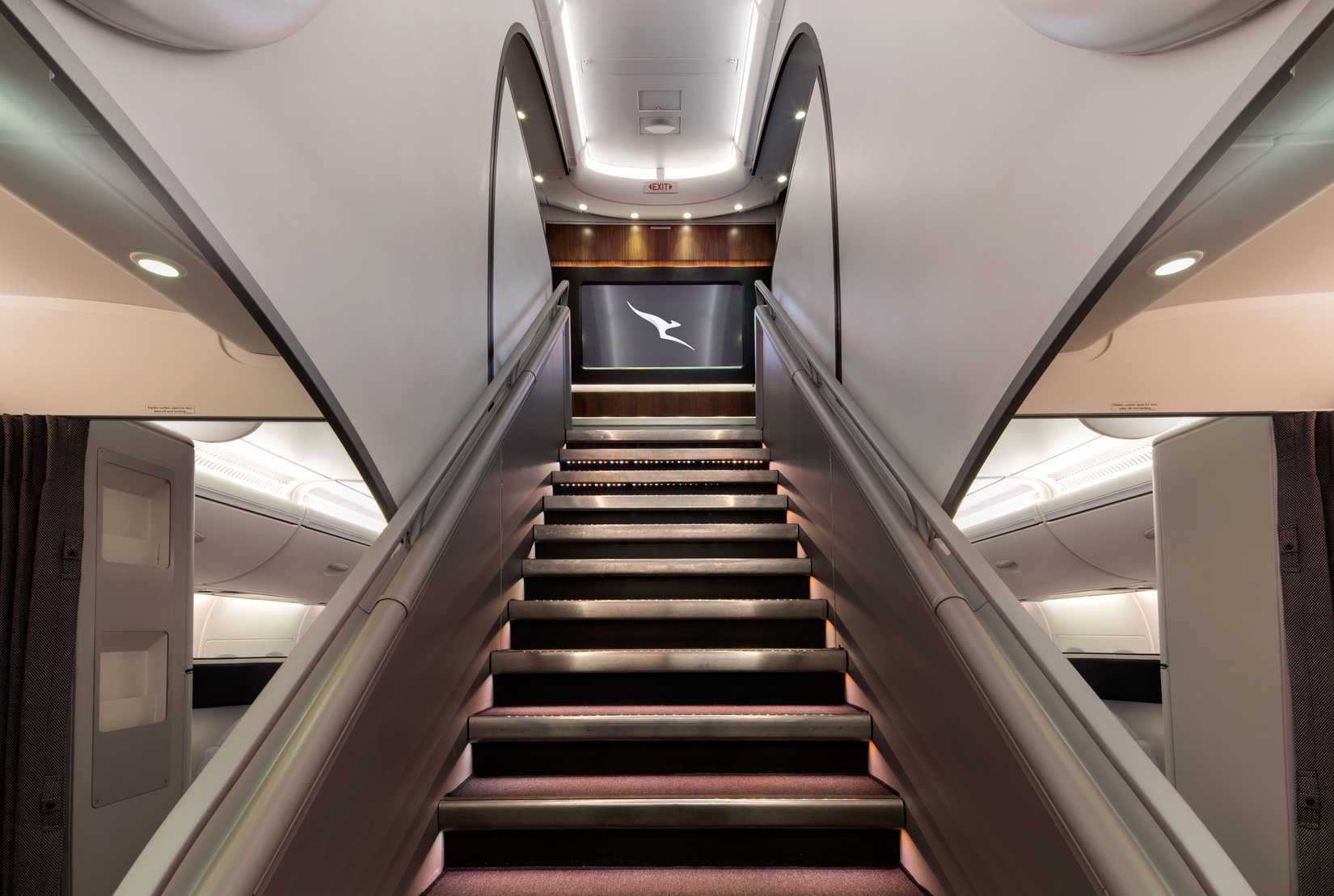 Qantas A380 Staircase