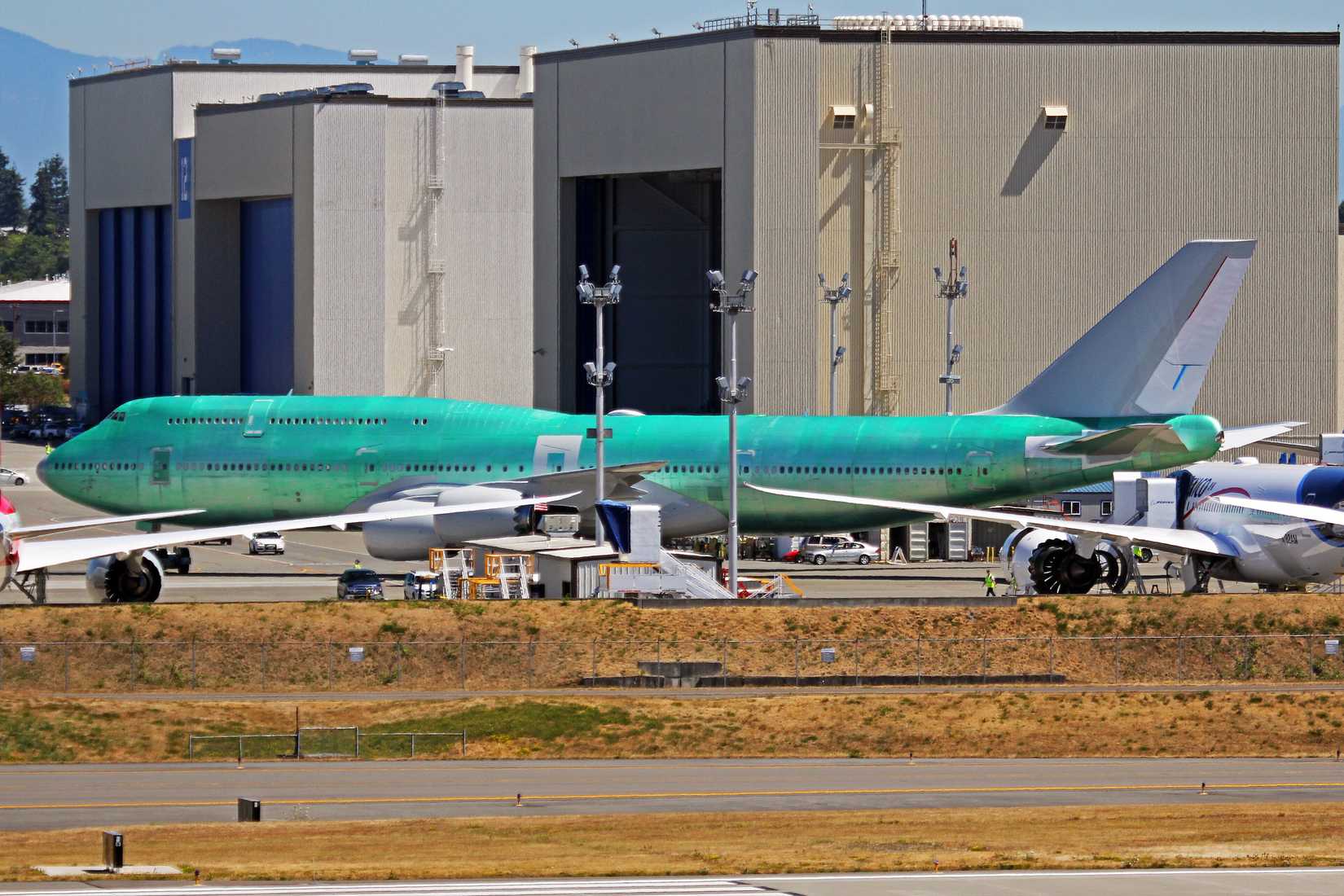 Unpainted Boeing 747