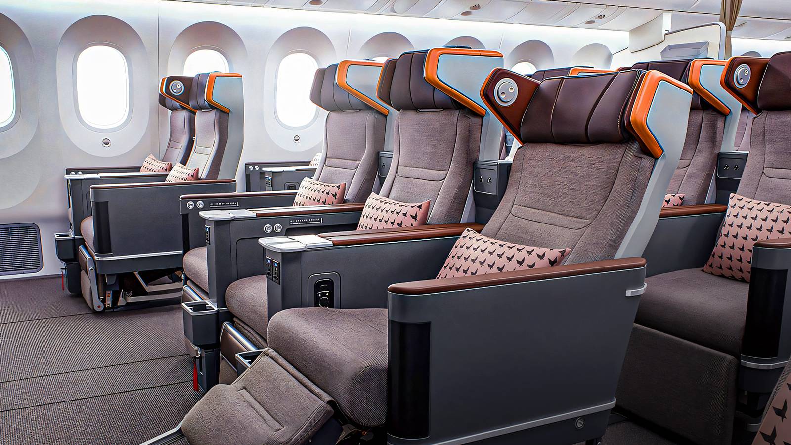 This Airline's New Premium Economy Seat Reclines 8 Inches Without Touching The Passenger Behind
