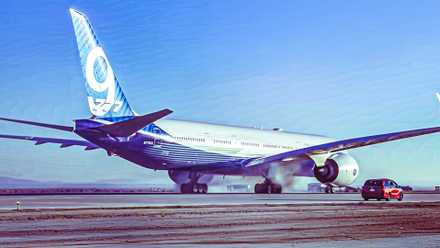 Boeing 777X Brake Testing