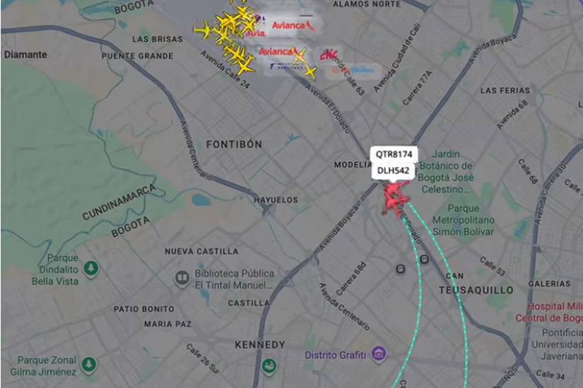 lufthansa qatar flightradar24 map