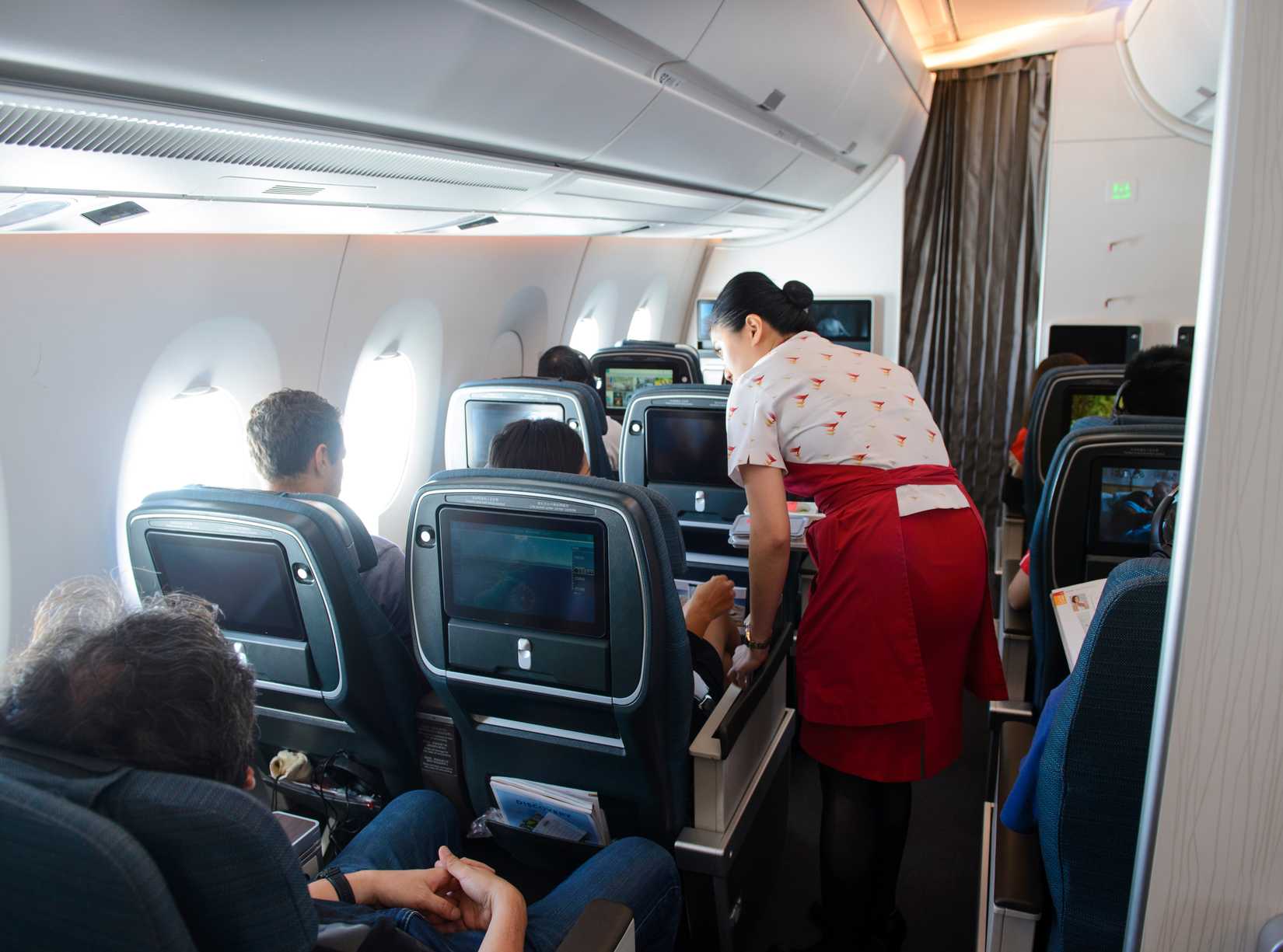  premium economy of Cathay Pacific Airbus 350-900