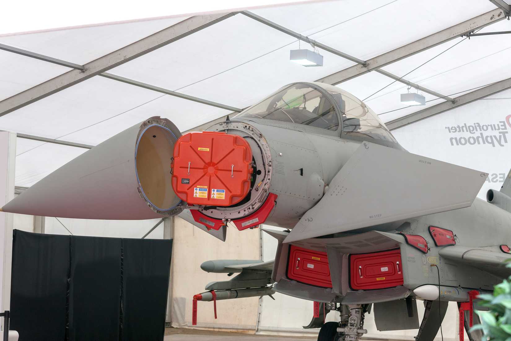 Captor-E E-Scan AESA radar on Eurofighter Typhoon. 