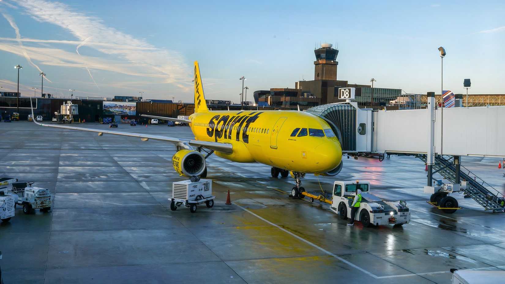 Spirit Airlines Airbus A320 in Baltimore