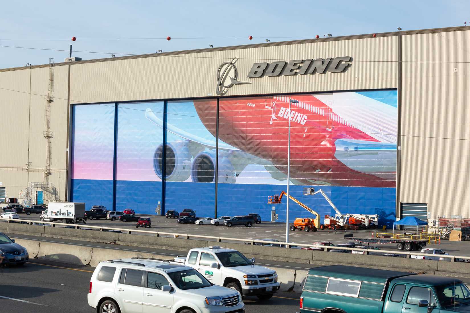 Boeing Factory Exterior