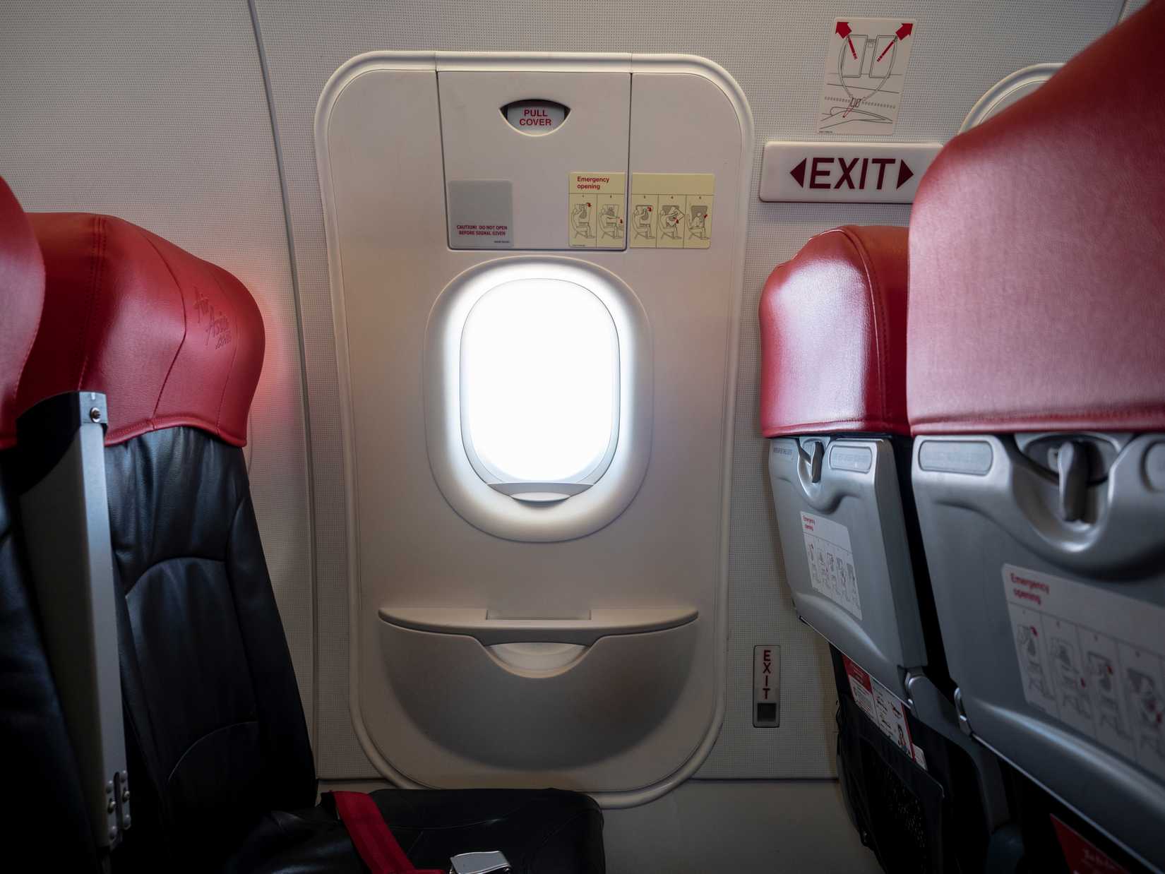 Emergency exit row