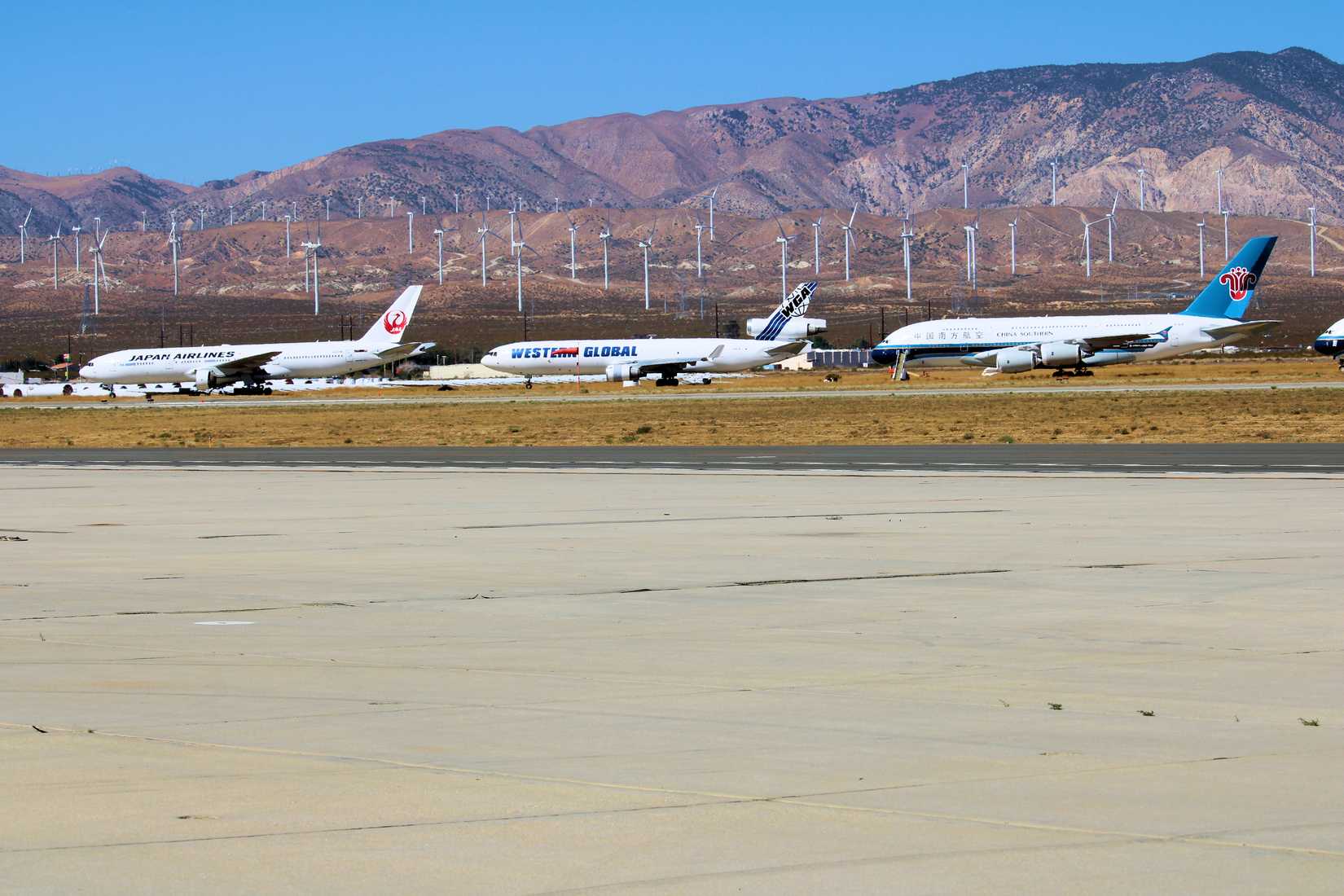 Boeing 777-200, McDonnell Douglas MD-11F, and Airbus A380-800 Being Scrapped