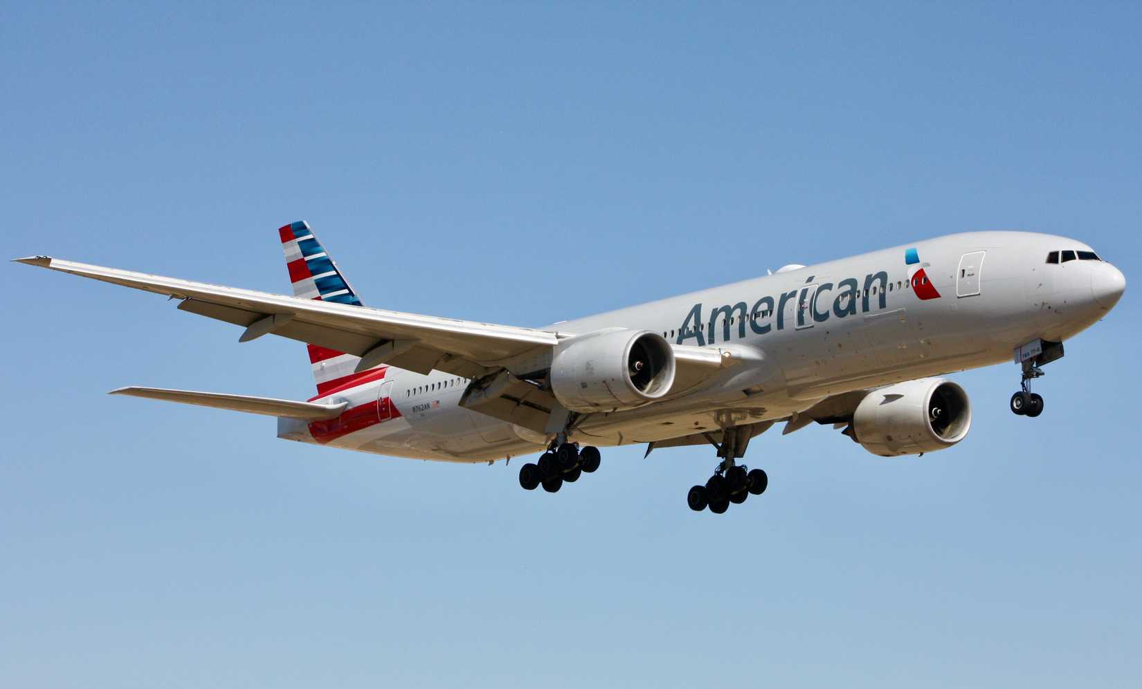 American 777 Inflight