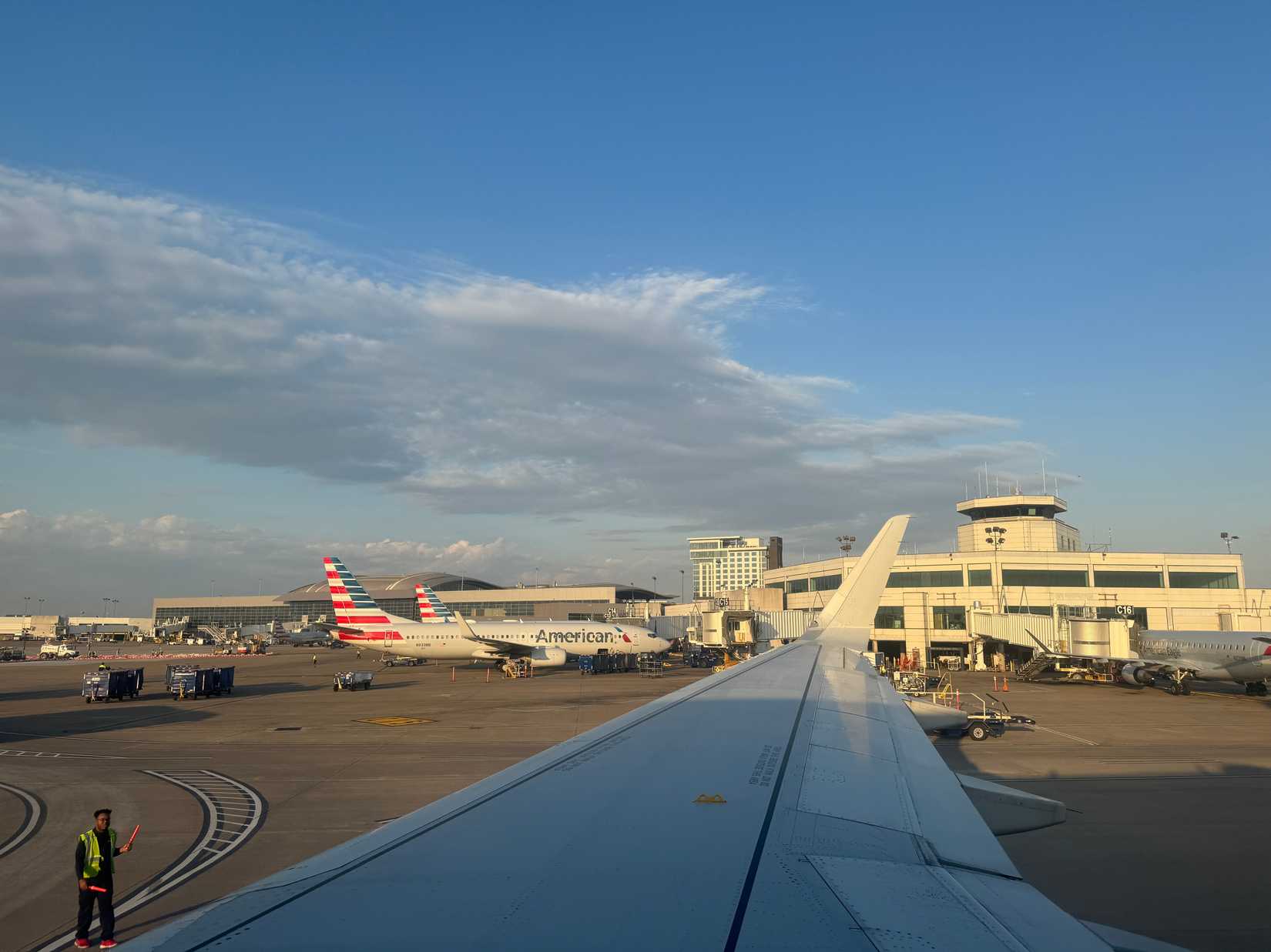Nashville Airport Wingtip View