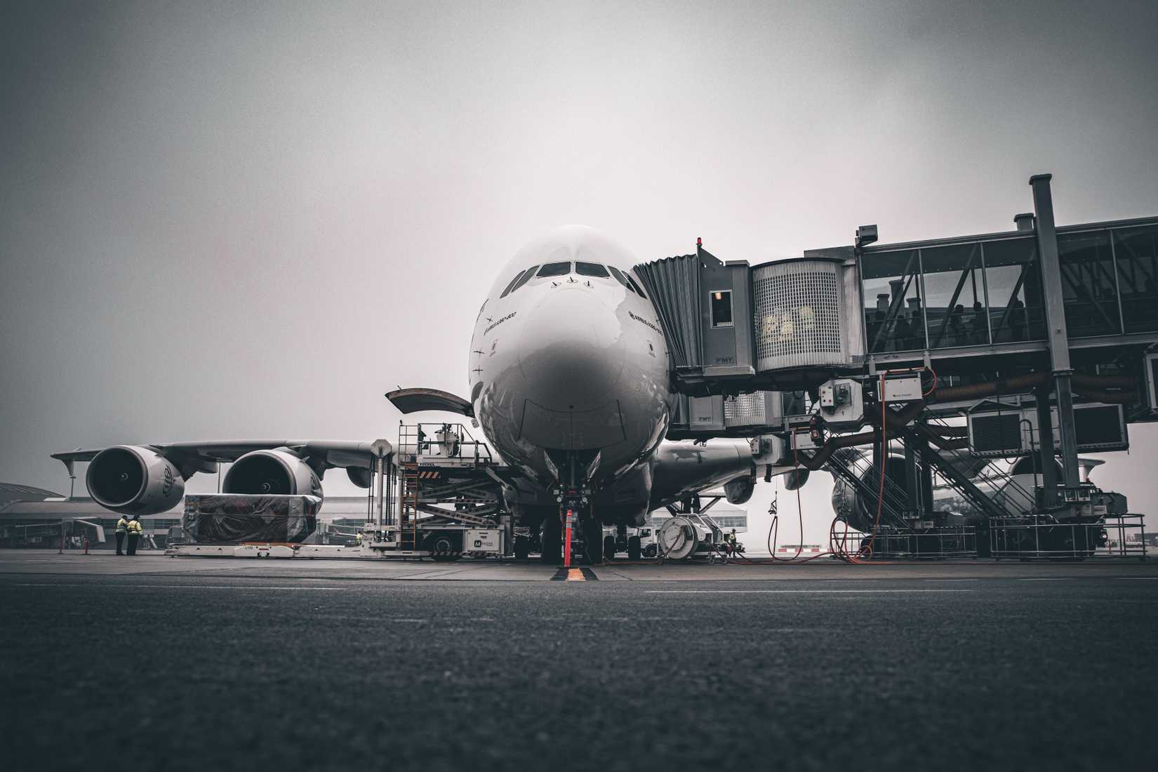 A380 boarding