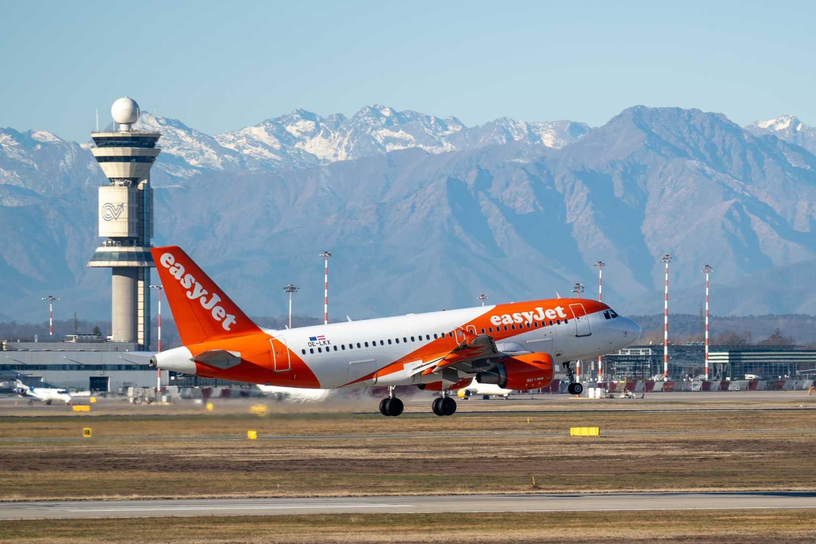 easyJet A319 In Milan