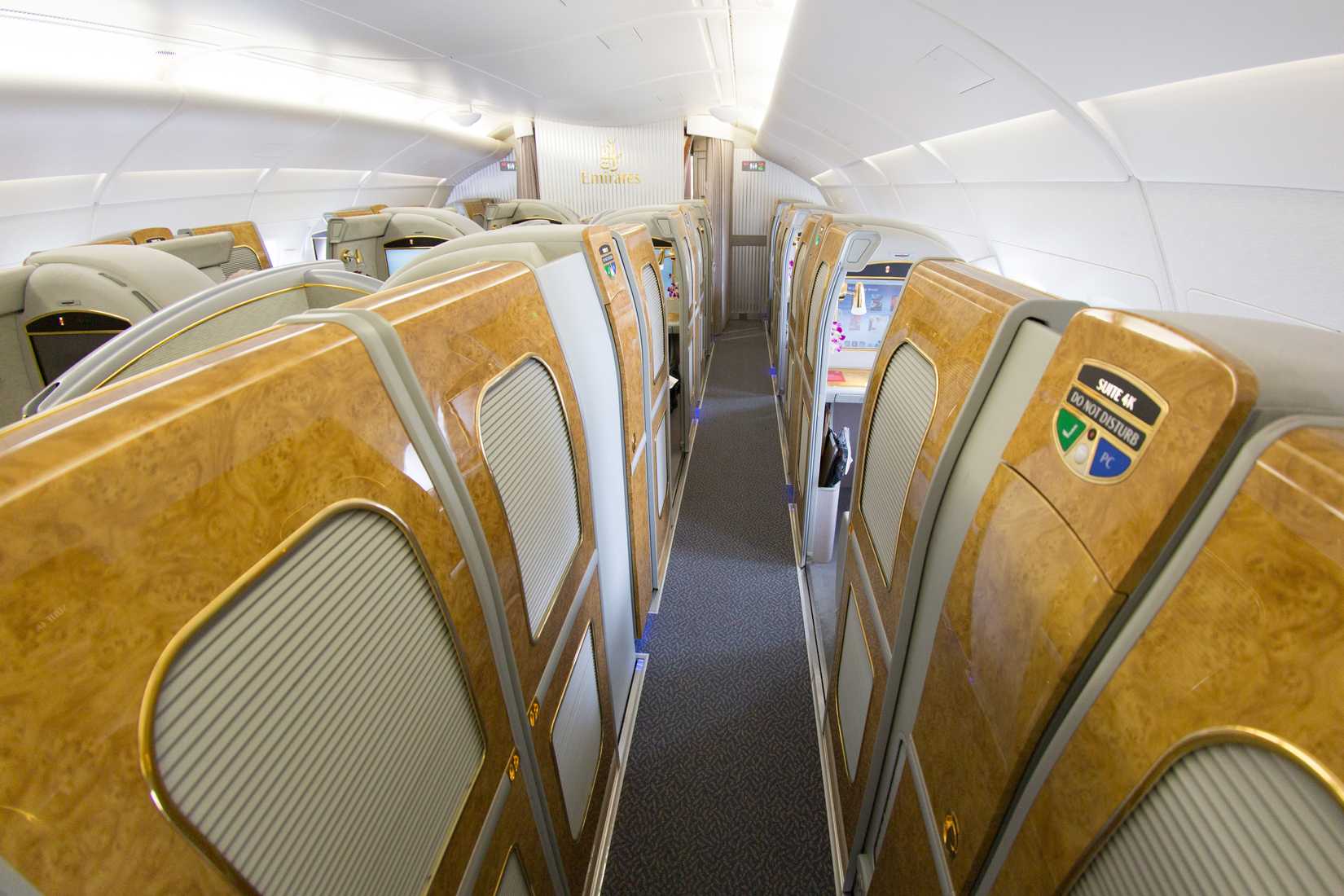 Emirates First Class Cabin