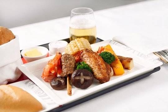 Hainan Airlines inflight dining