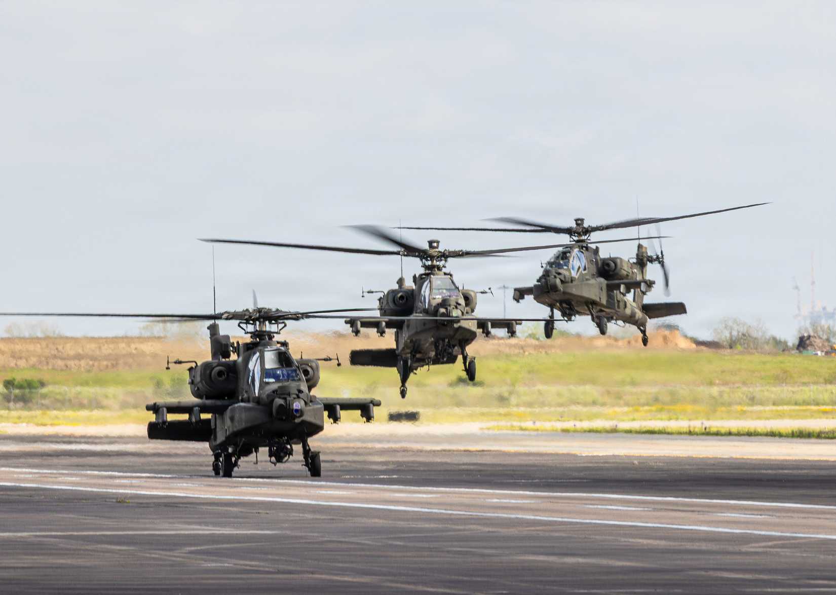 The 1-149th Attack Battalion, 36th Combat Aviation Brigade, conducts final AH-64D Apache training.