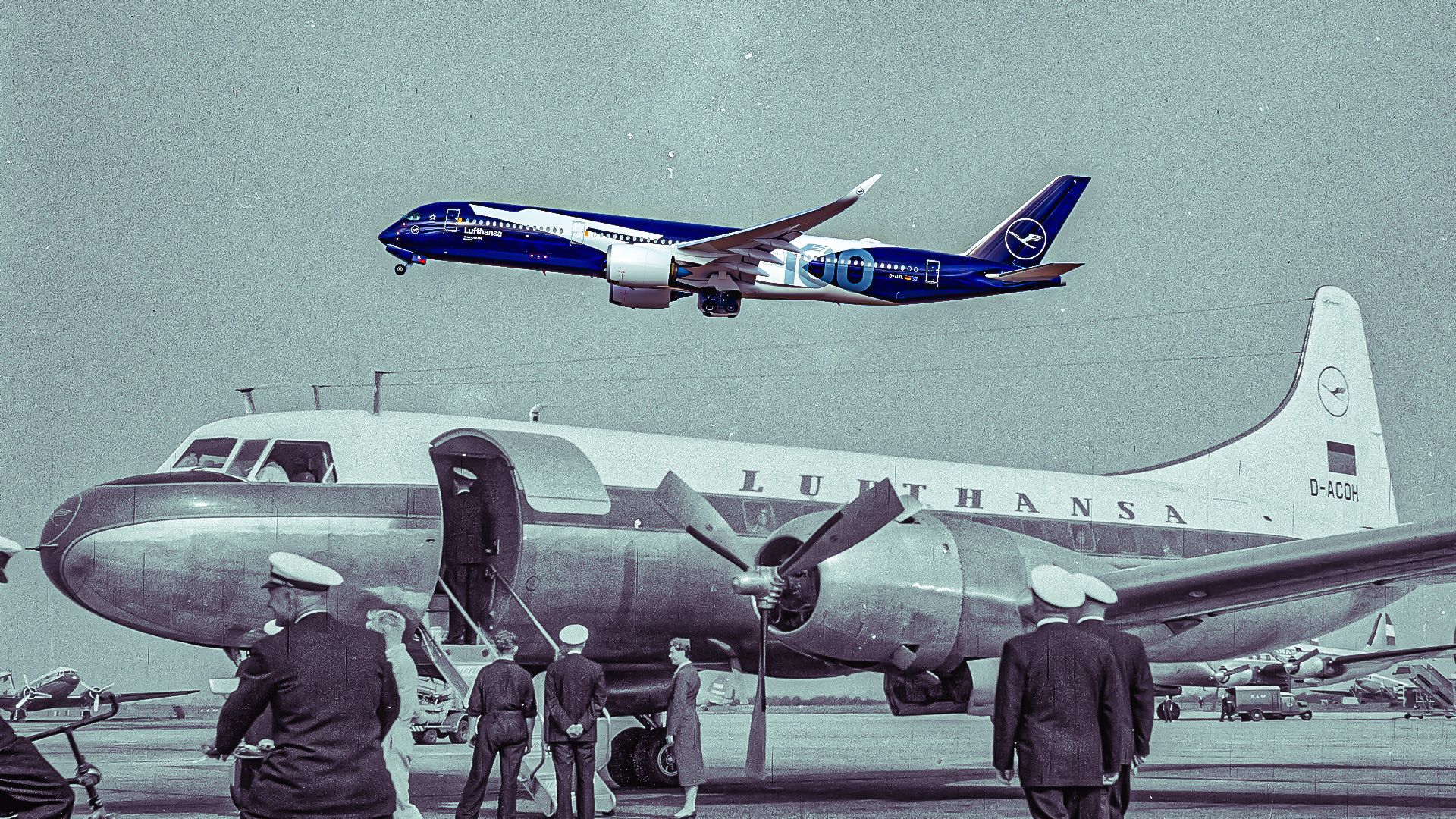 Lufthansa Celebrates 100 Years: Fleet Evolution to A350 & 77