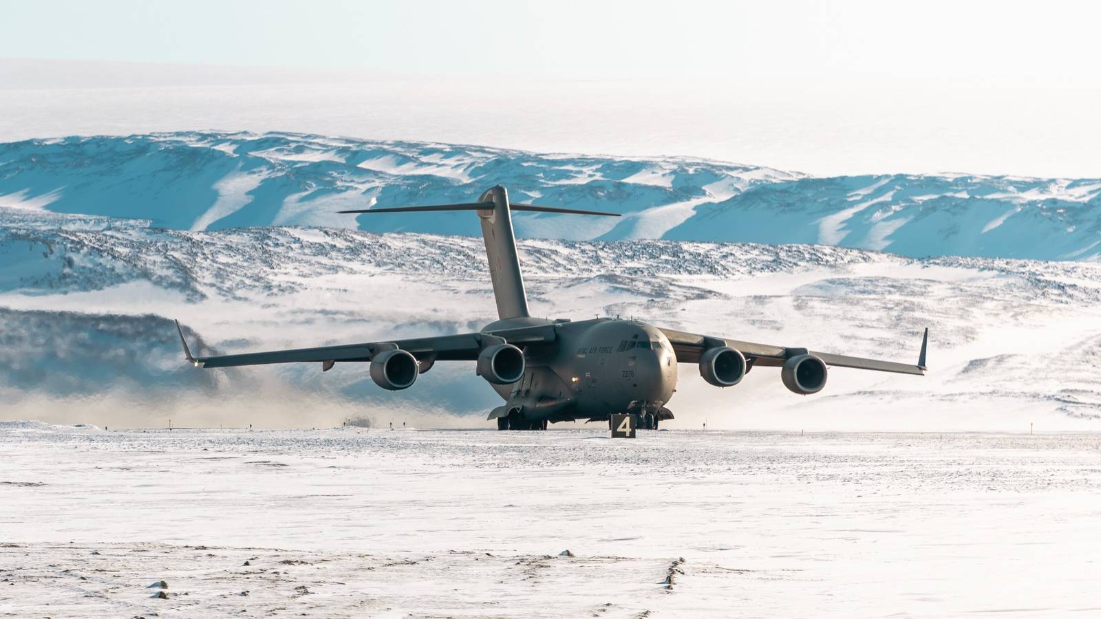 1,100 Miles Into The Arctic: RAF C-17 Globemaster Lands At Earth's Most Northerly Base