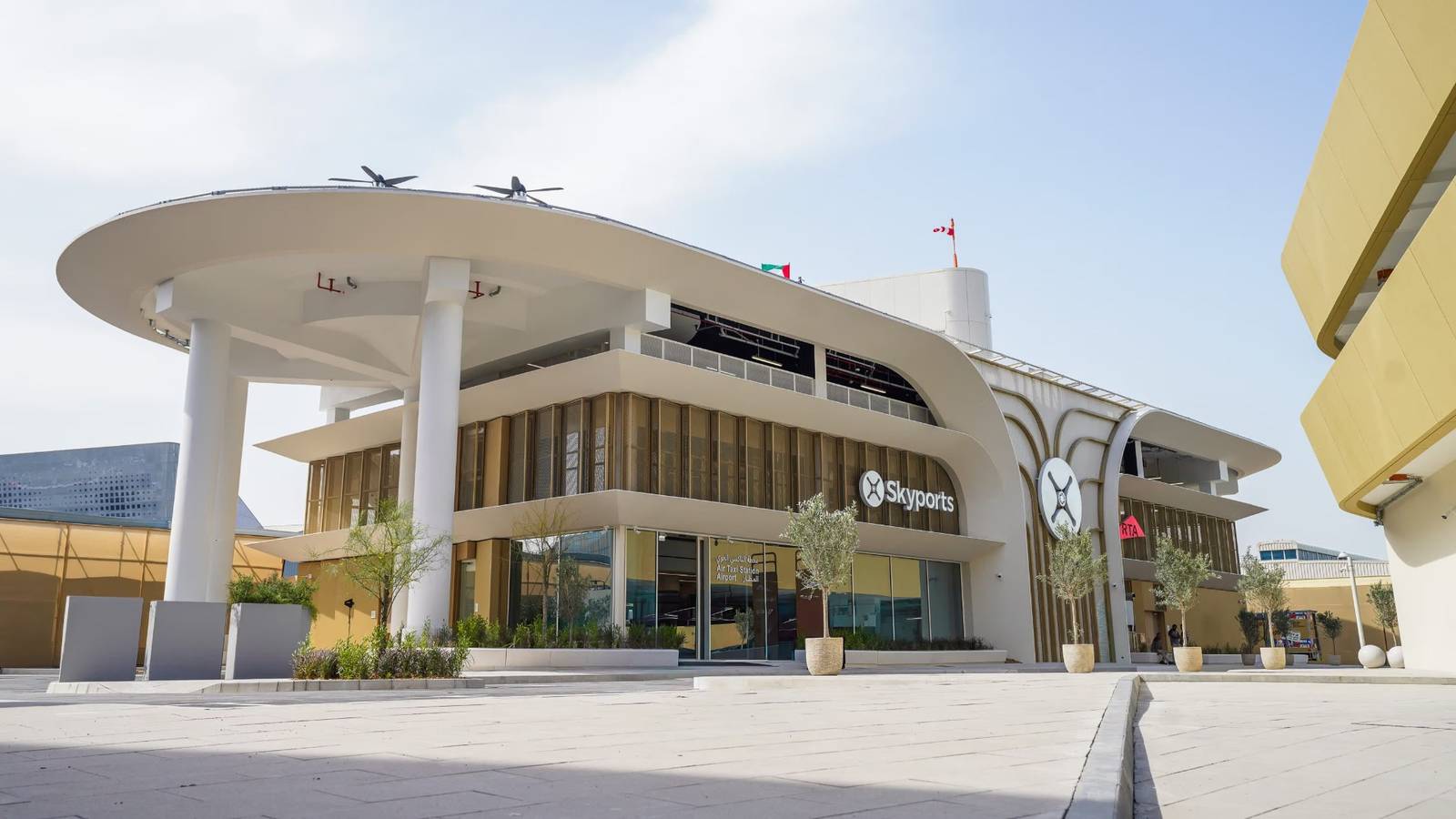 The US Is Next: World's First Air Taxi 'Vertiport' Completed In Dubai