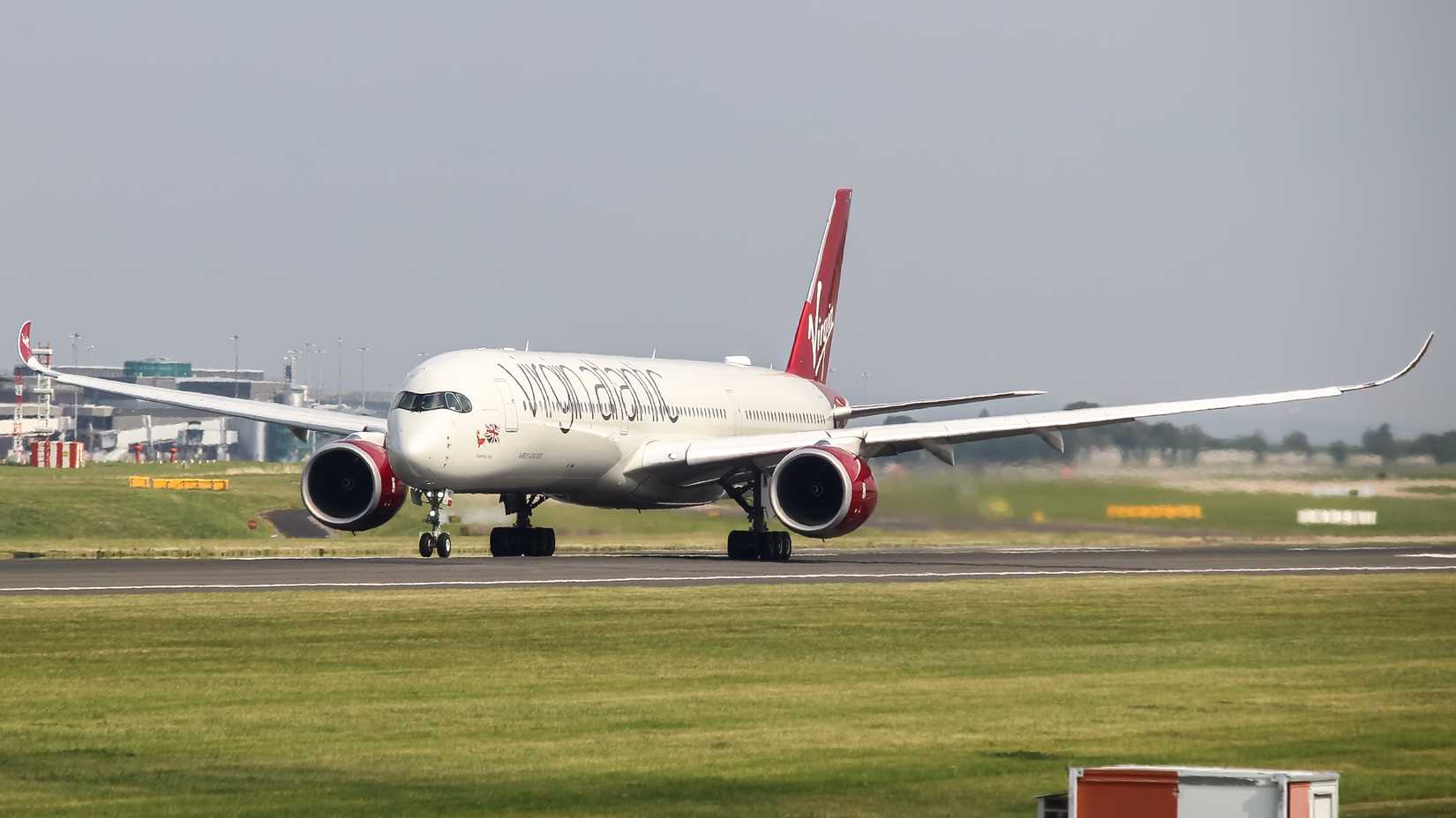 Virgin Atlantic Airbus A350-1000 about to take off