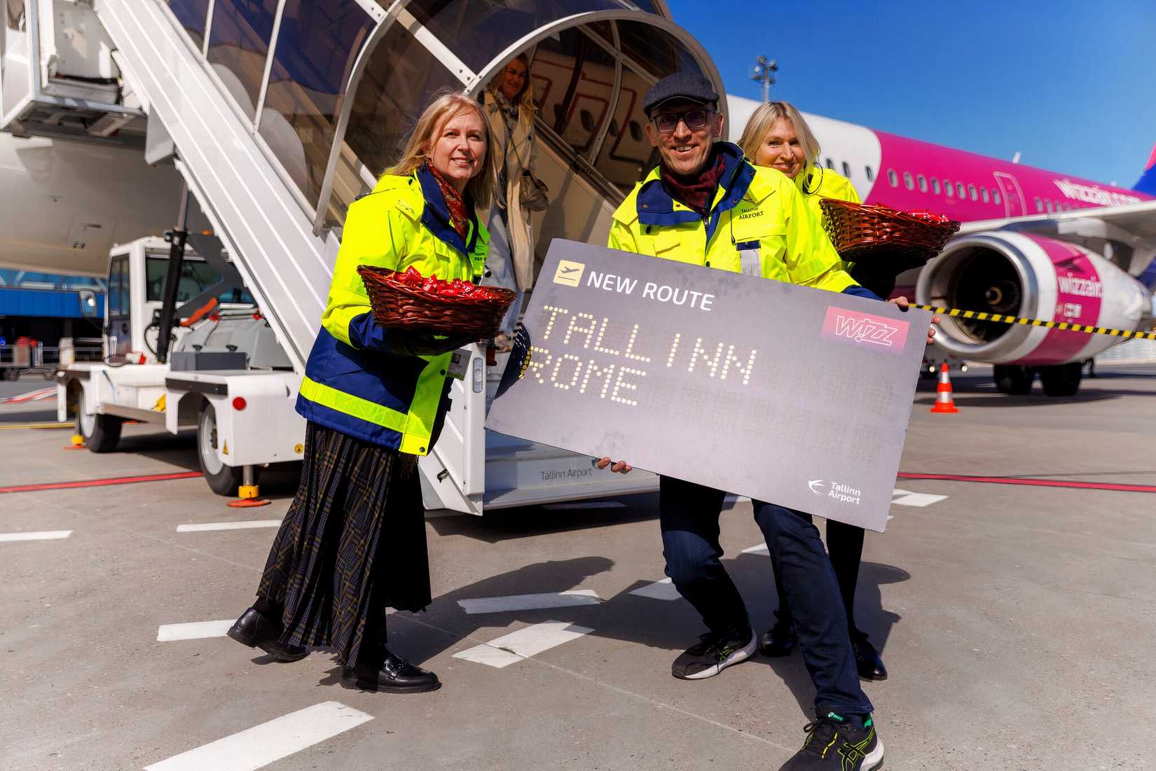 Wizz Air Tallinn to Rome