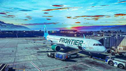 159 - Frontier Airlines Airbus A321 - Colinmthompson _ Shutterstock