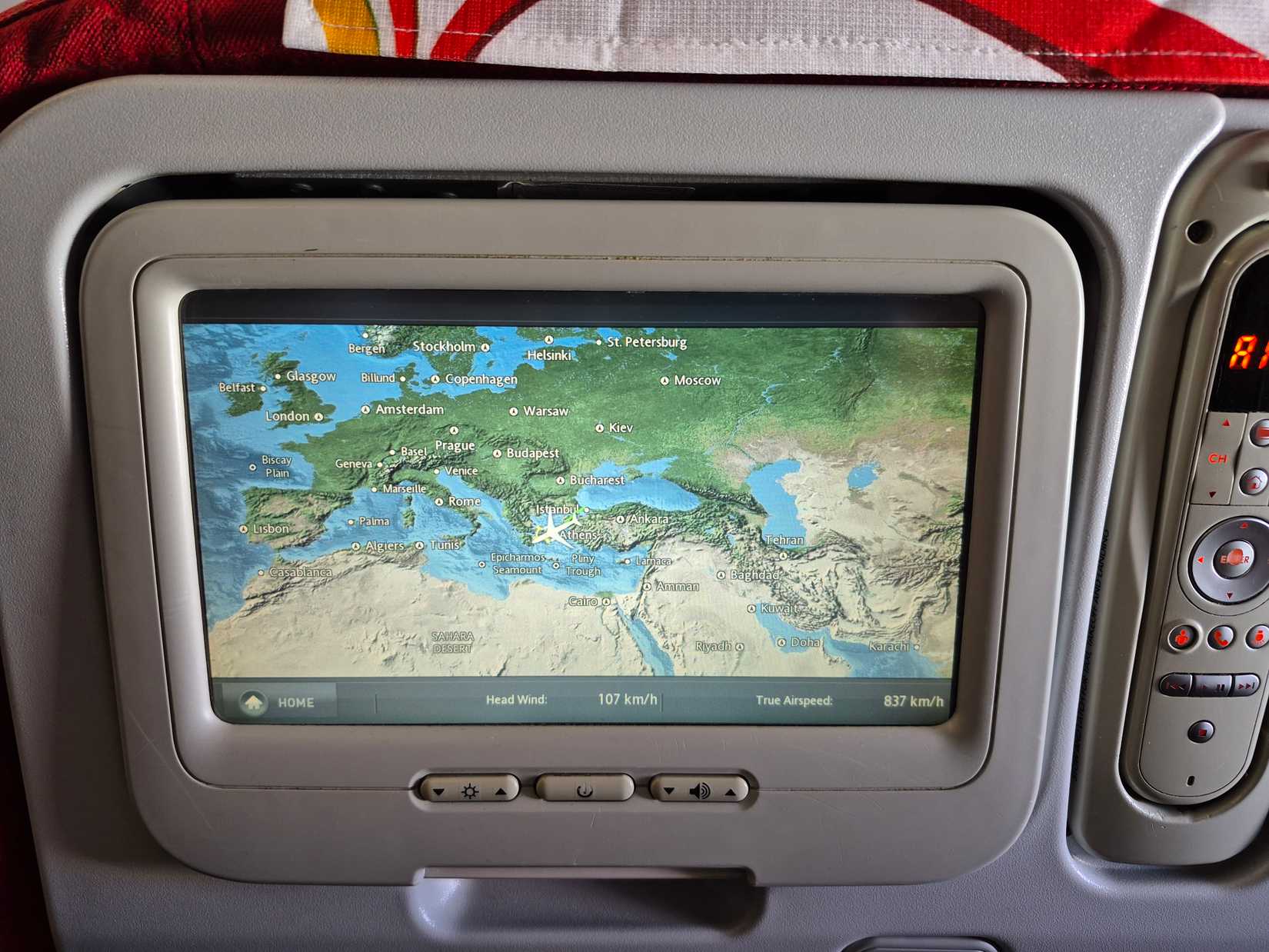 IFE on board Sichuan Airlines