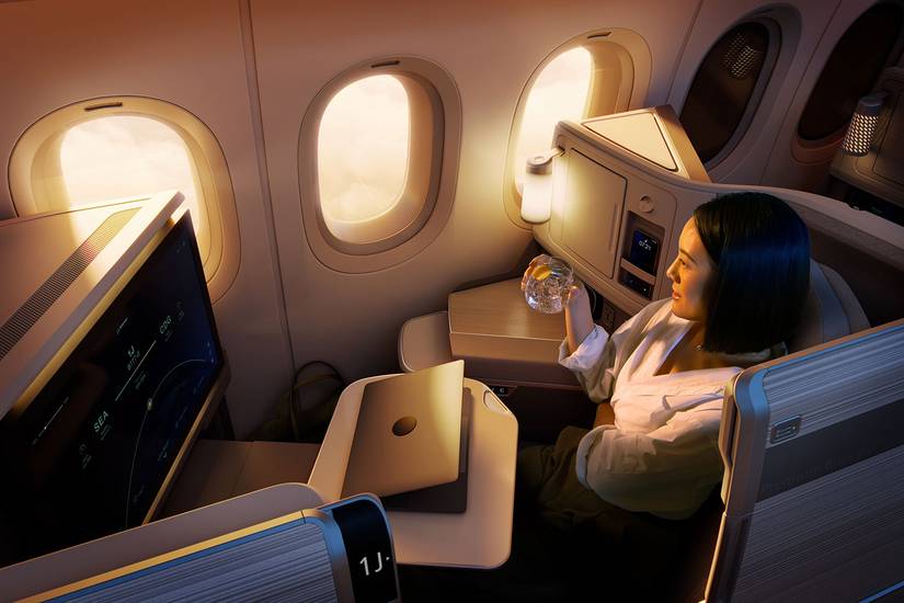 Boeing 777-9 Business Class Rendering
