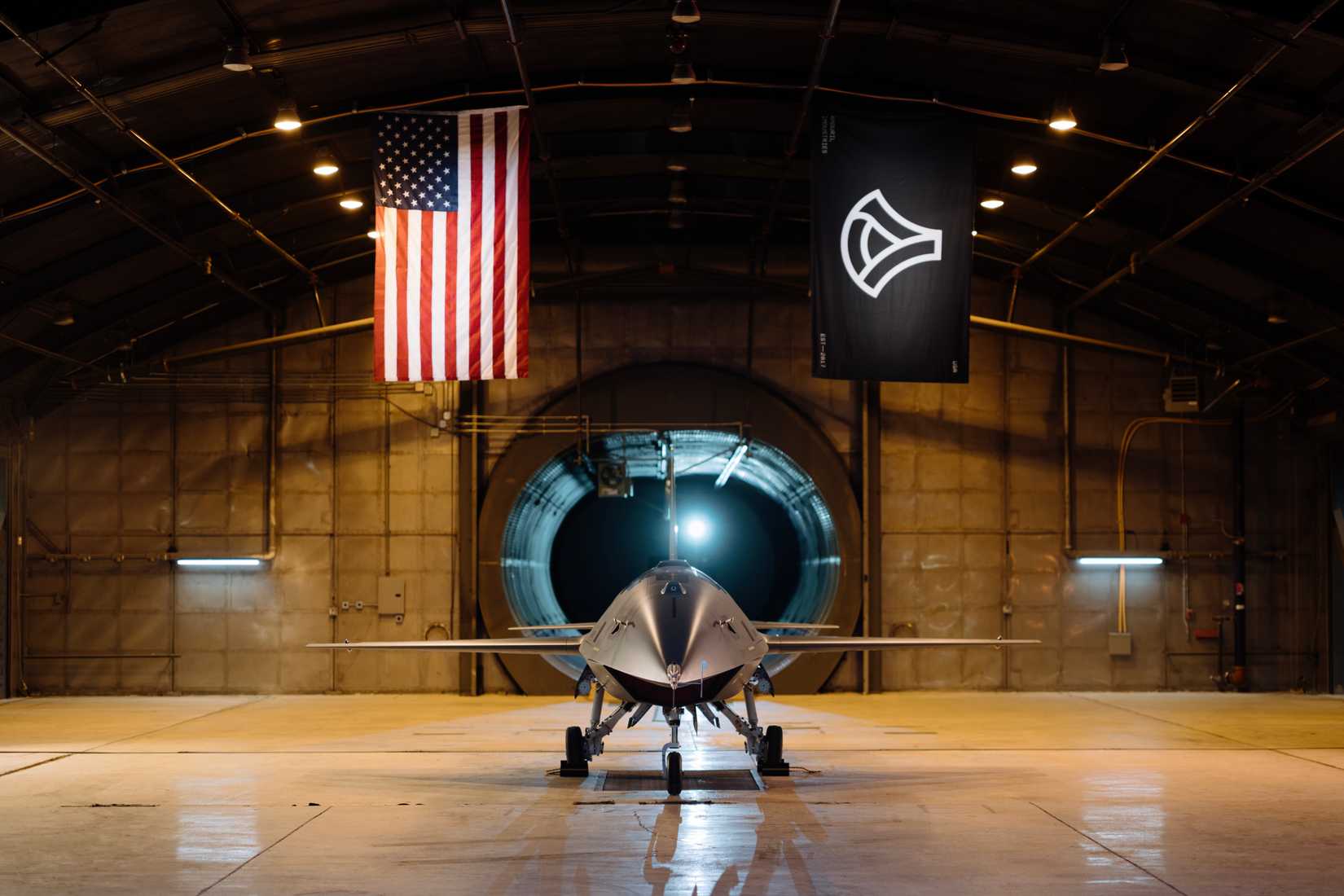 A YFQ-44A production representative test vehicle is staged in a testing chamber at Costa Mesa, Calif.
