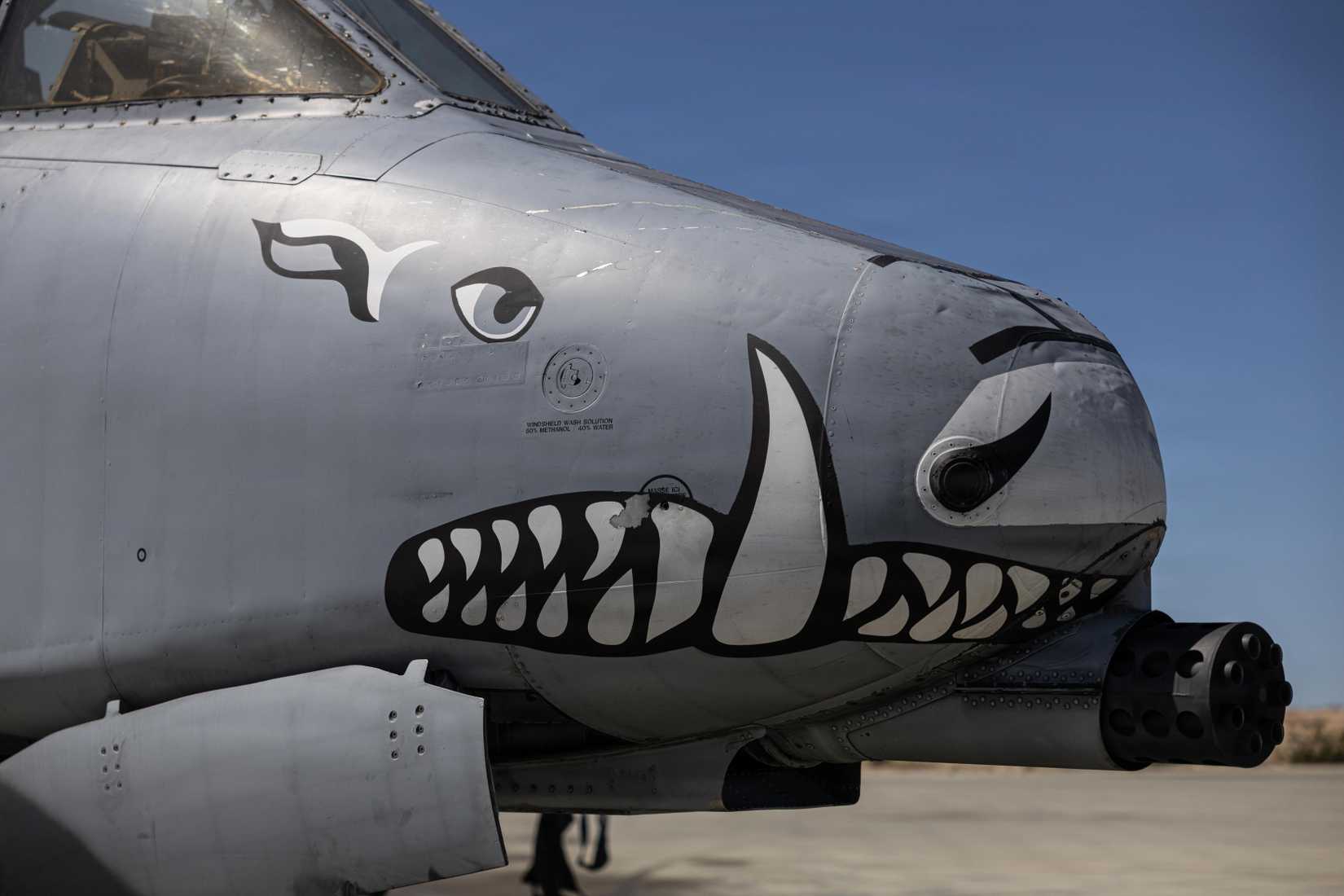 Air Force A-10 Thunderbolt II aircraft assigned to 357th Fighter Squadron, Davis Monthan Air Force Base.