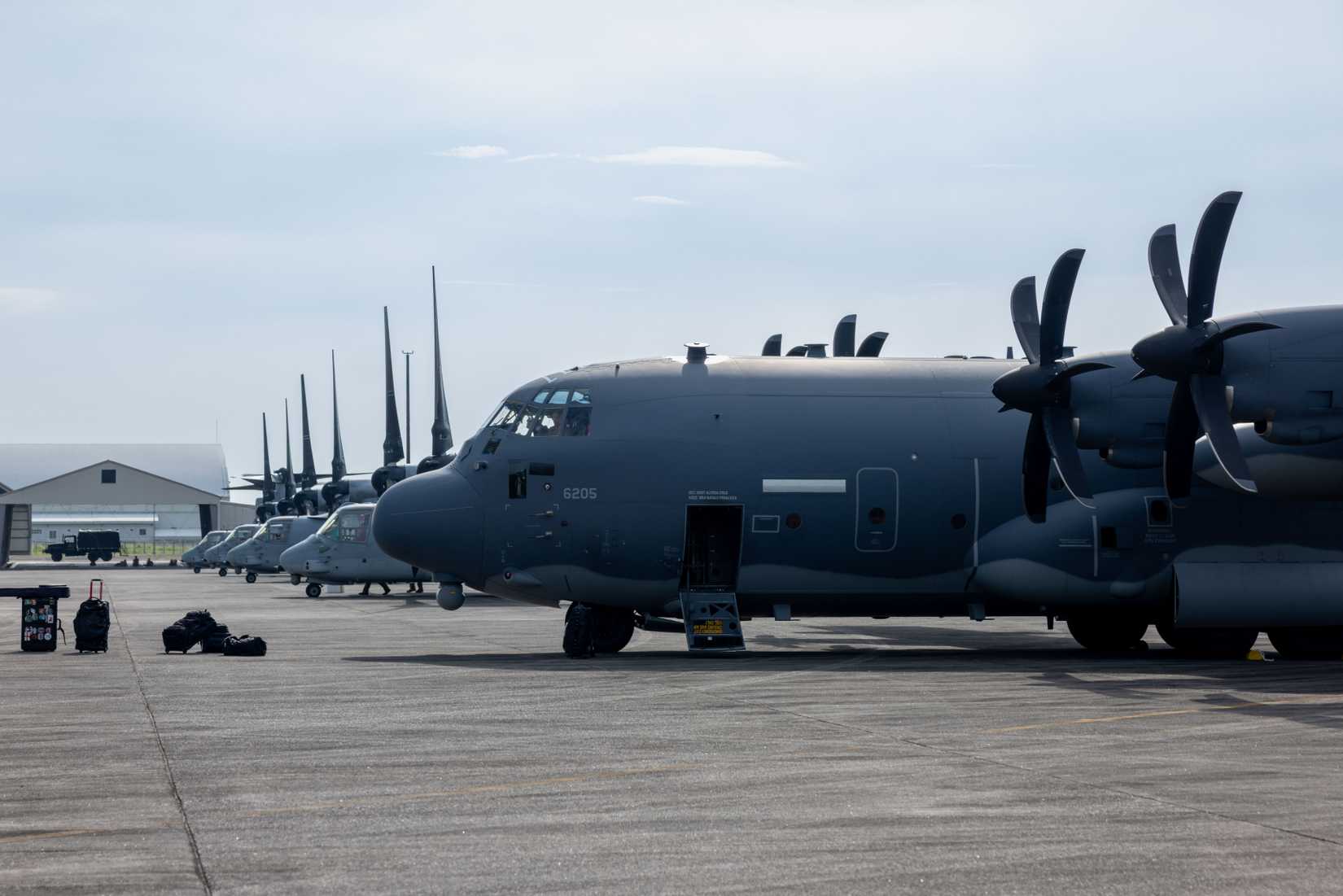 Air Force MC130J Commando II assigned to the 353rd Special Operations Wing.
