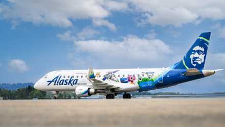 Alaska Airlines ‘Toy Story 5’ livery on Horizon Air N659QX.