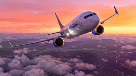 Allegiant Air Boeing 737 MAX 8 mock up