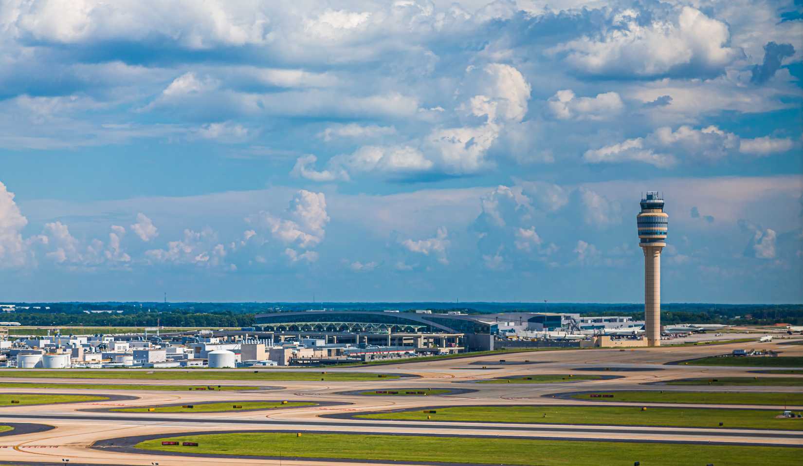 Atlanta Airport landscape