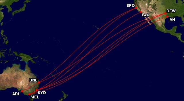 AU USA longhaul