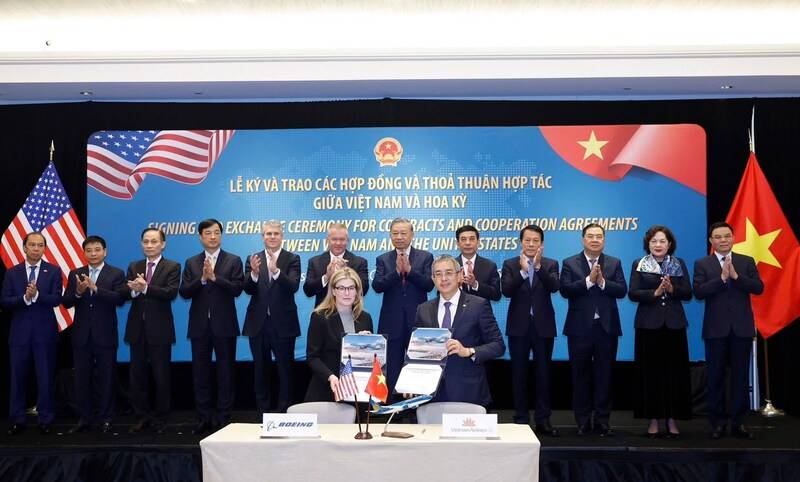 Boeing makes a landmark deal for 737 MAX jets with Vietnam Airlines.