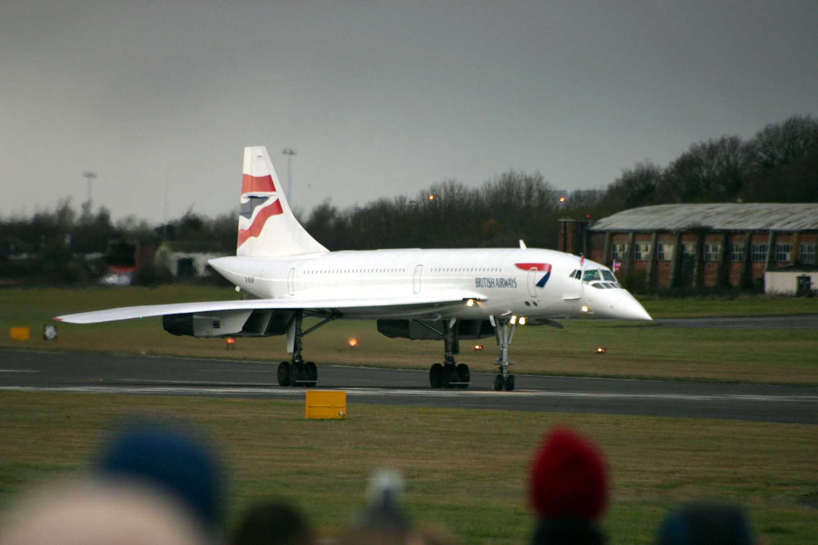 British Airways Concorde taxiing