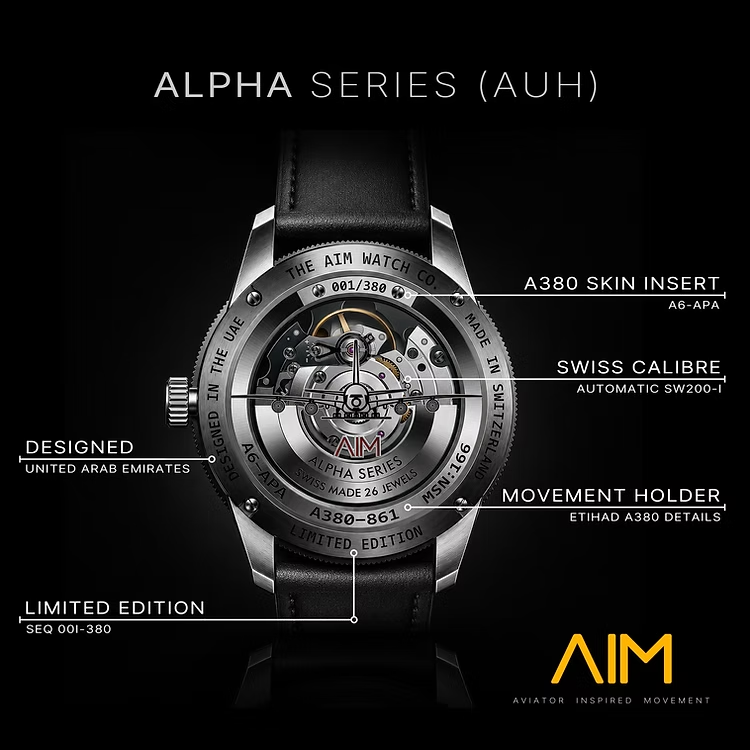 AIM Watches Etihad A380 Watch