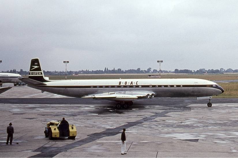 Comet 4 G-APDN crashed in the Spanish Montseny range in July 1970 during a Dan-Air flight.