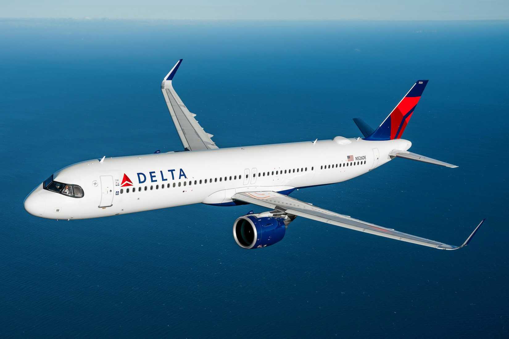 Delta Air Lines Airbus A321neo in flight