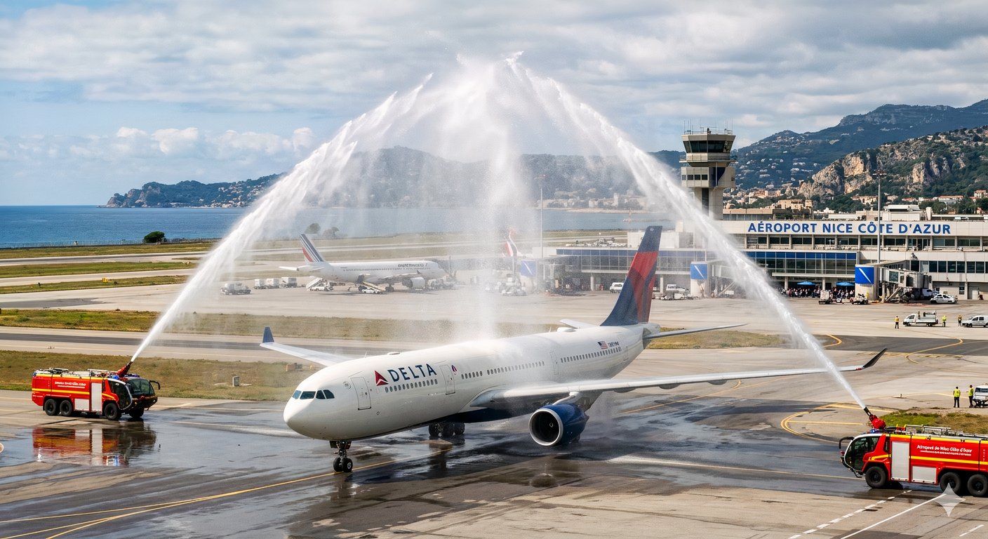 Delta Air Lines Airbus A330-300 mock up