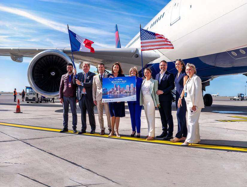 Delta Boston to Nice launch