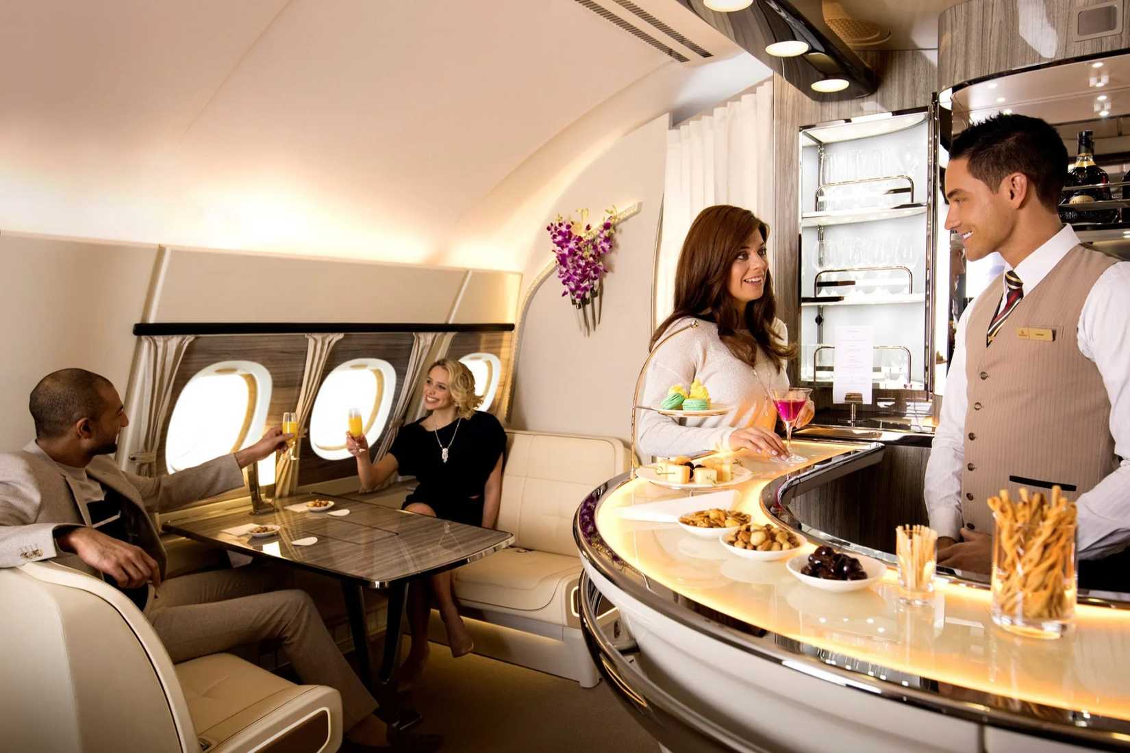 Emirates A380 Bar